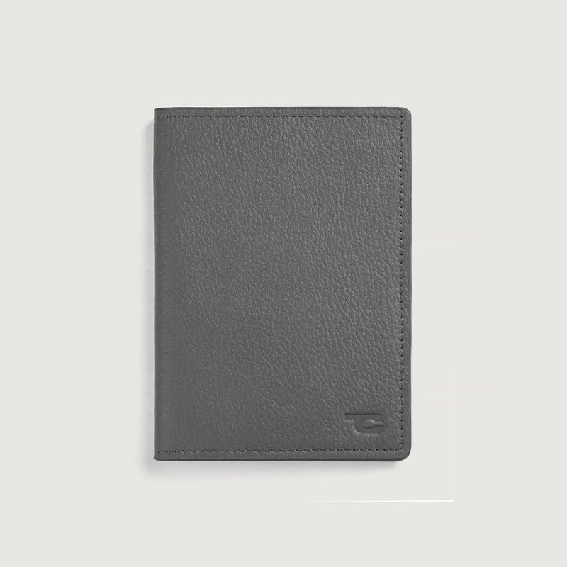 Bernardi Grey Leather Travel Wallet