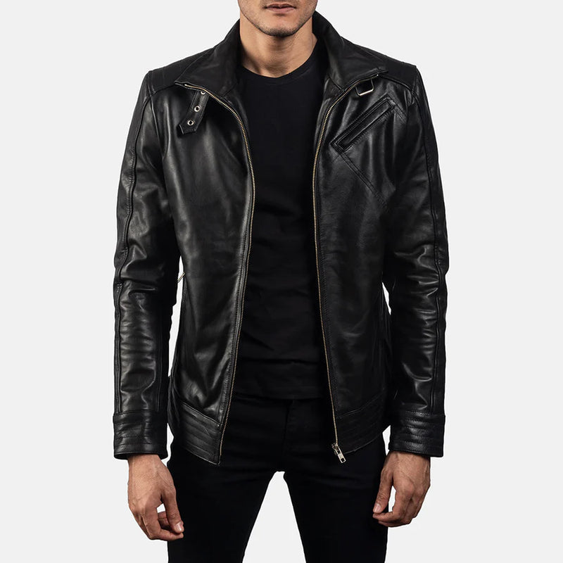 Custom Alain Iscard Batraville Leather Jacket