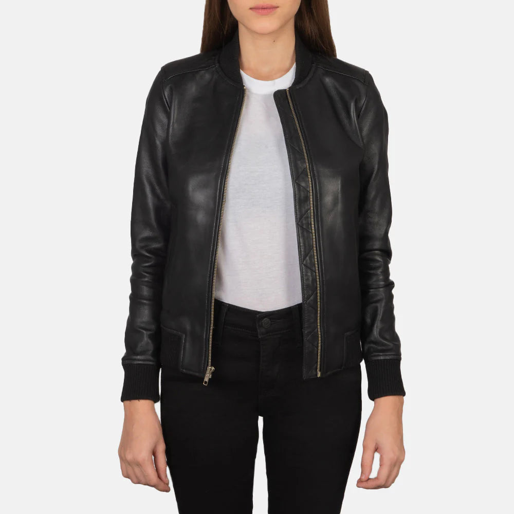 Custom Alexis Swearingen Leather Jacket