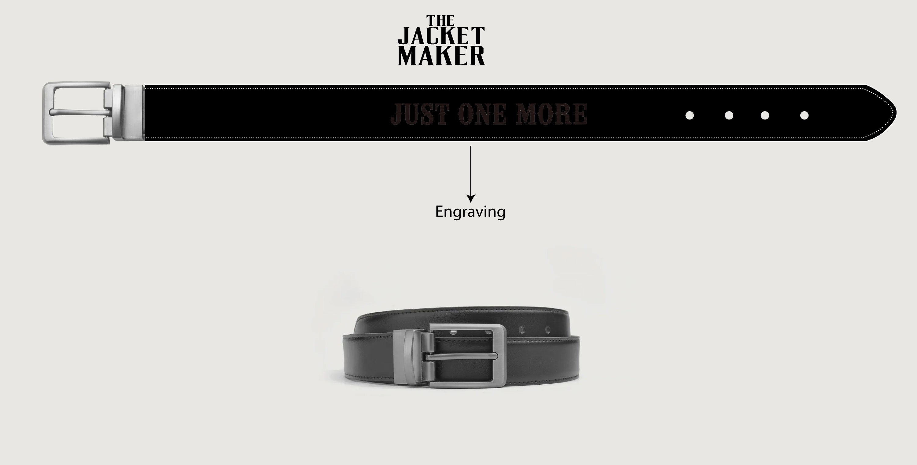 Custom Ally Smith Leather Reversible Dress Belt