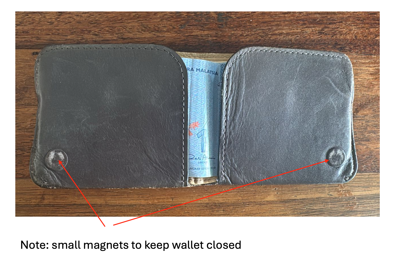 Custom Andrew Whigham Leather Wallet