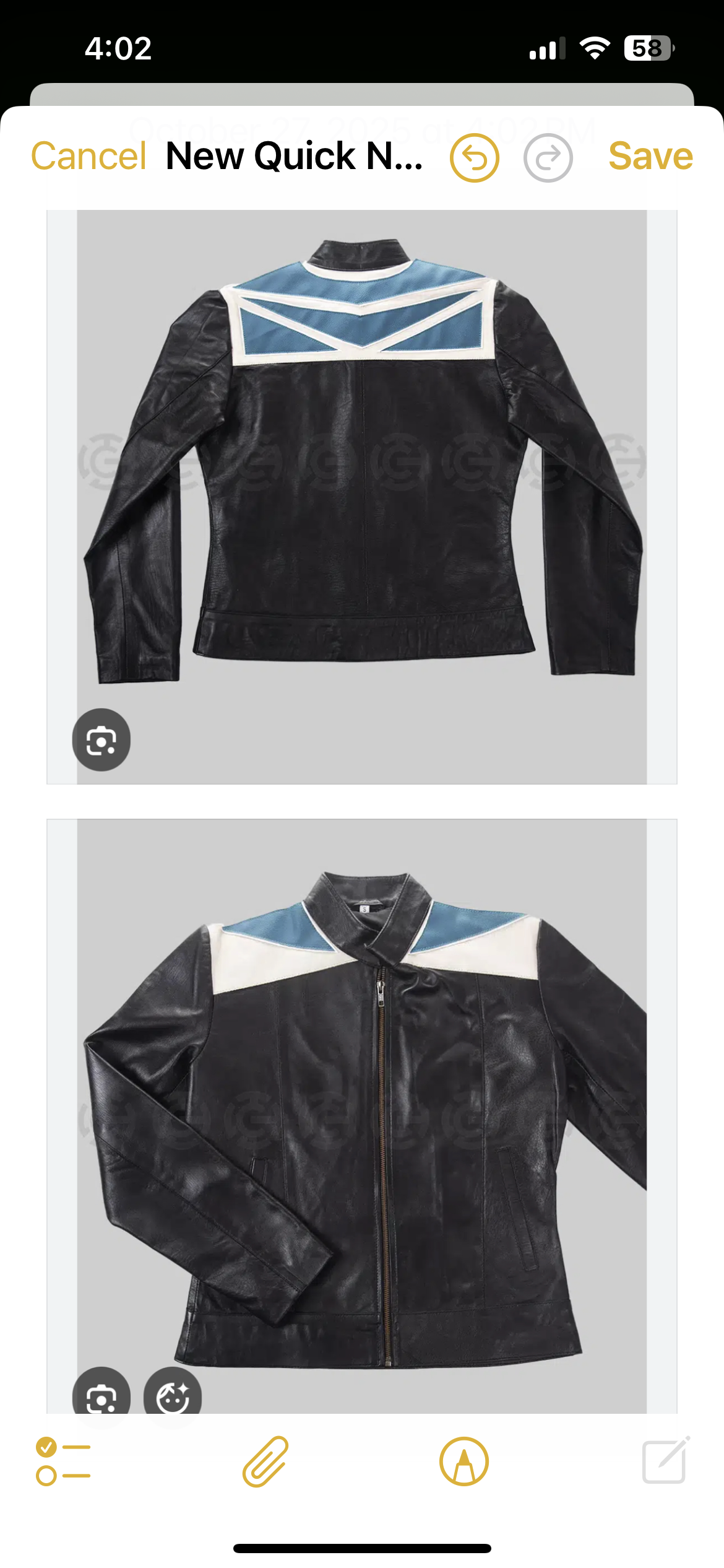 Custom Anna Robitaille Leather Jacket