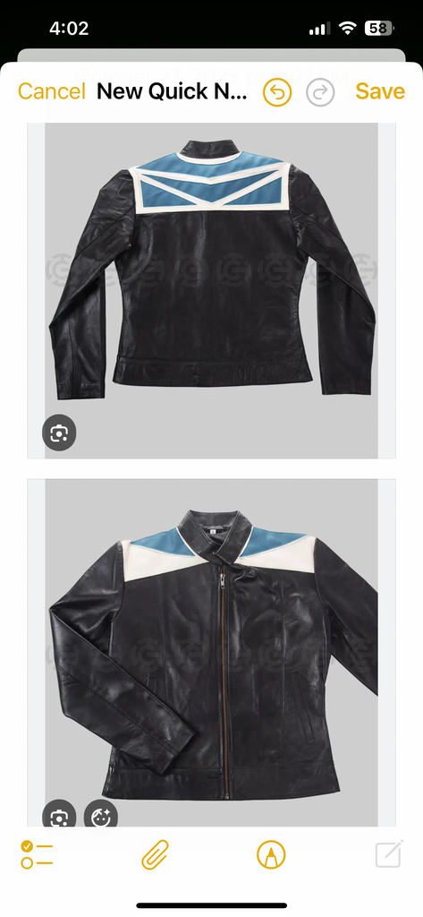 Custom Anna Robitaille Leather Jacket