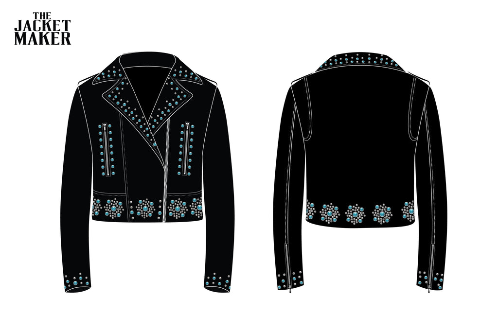 Custom Annaannefer Leather Jacket 1/2 Discounted Installment