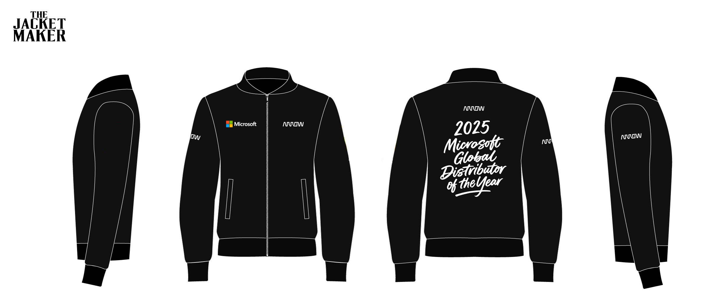 Custom Arrow Electronics Bomber Jackets x 20