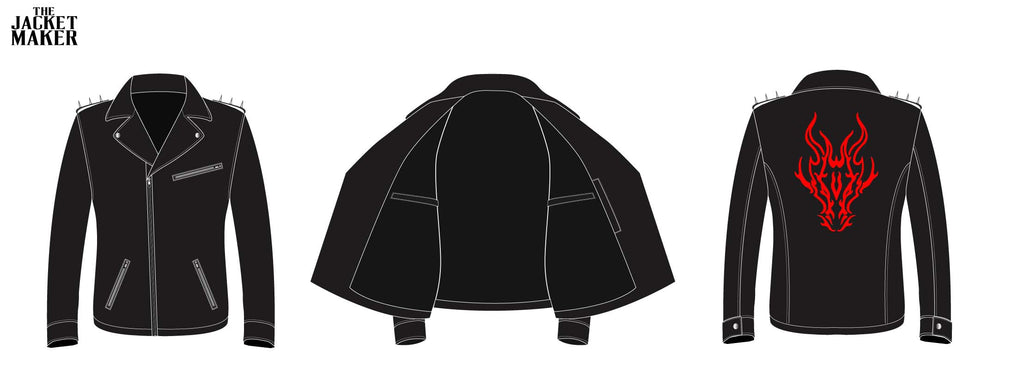 Custom Ben Grack Leather Jacket 1/2 Installment