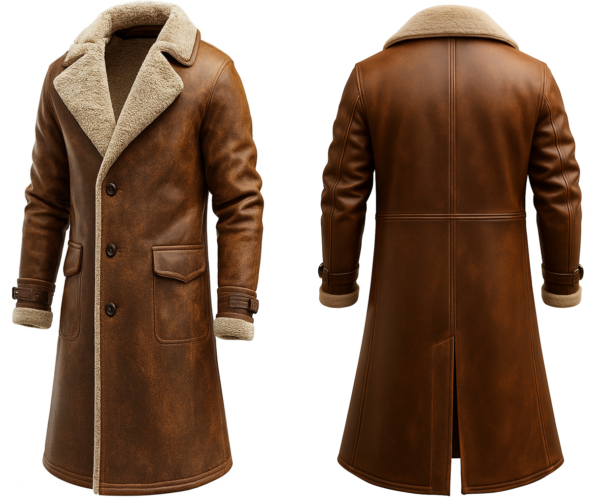Custom Benjamin Hudson Leather Coat