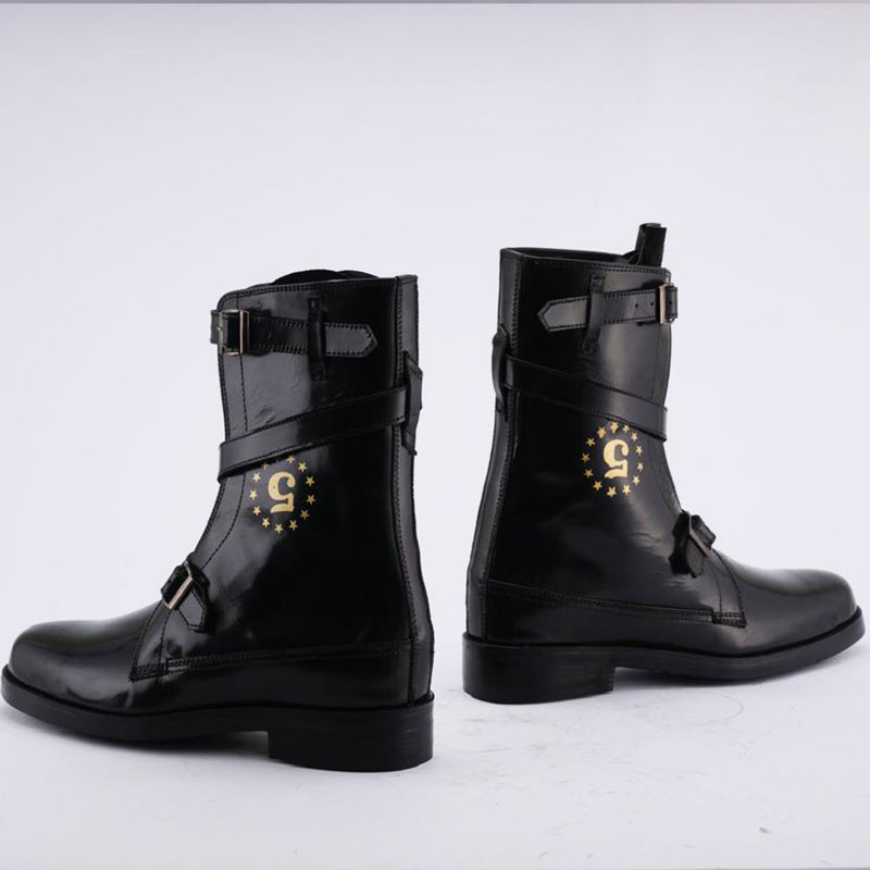 Custom Blue Angles Sample Boot