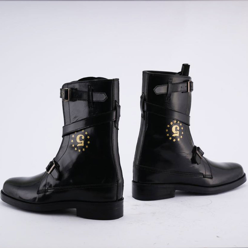 Custom Blue Angles Sample Boot