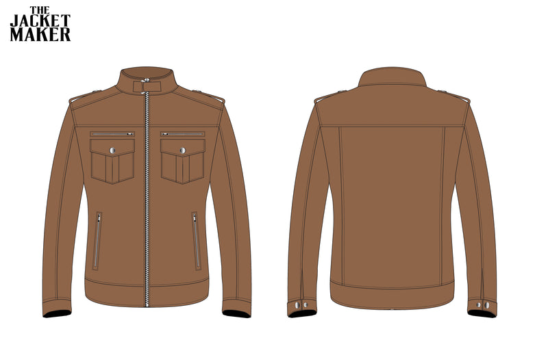 Custom Brian Sindiga Leather Jacket