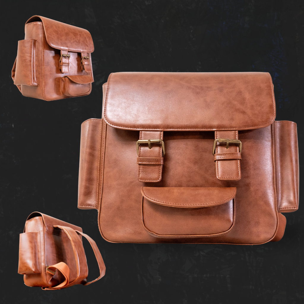 Custom Bryan Checobryan Leather Backpack