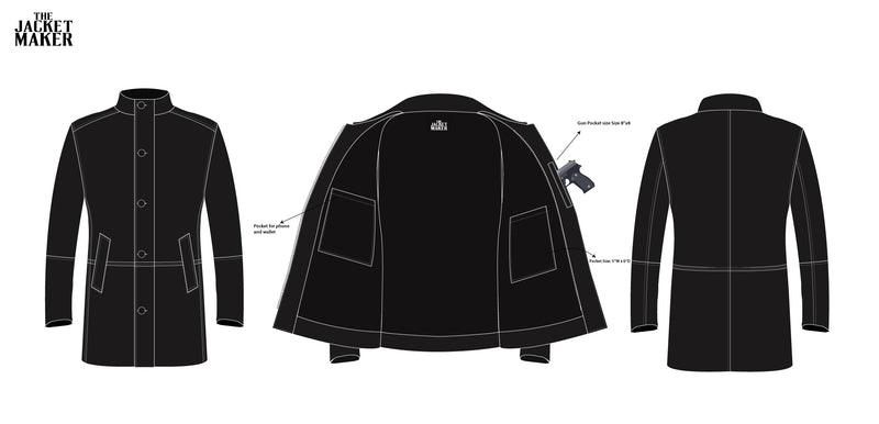 Custom Calvin Arterberry Leater Coat