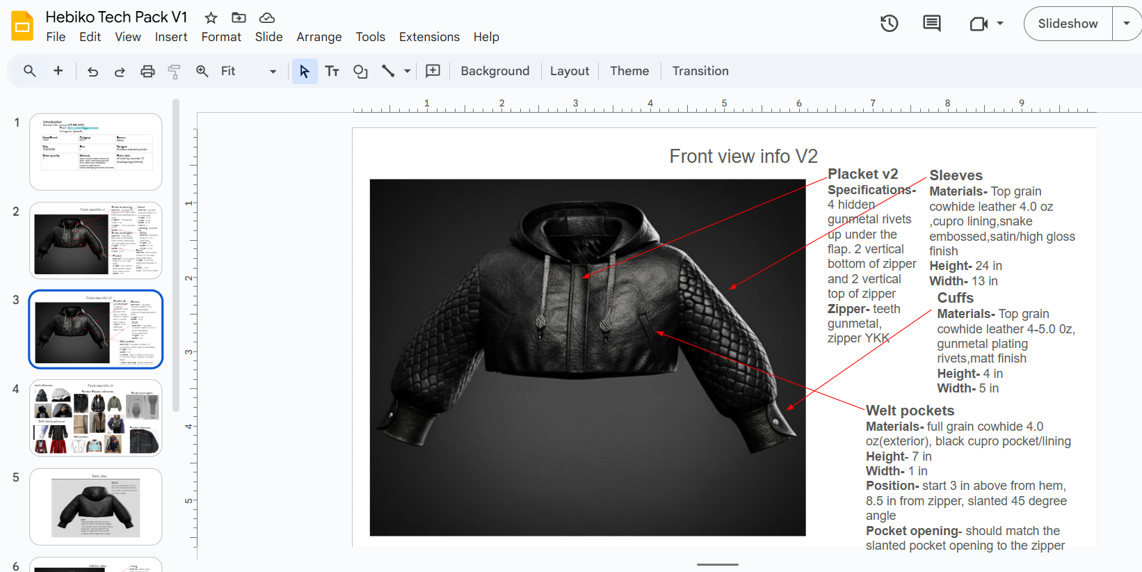 Custom Christian Andrews Leather Jacket