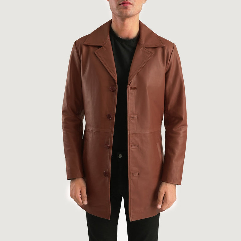 Custom Christian Poree Leather Coat 1/2 Installments