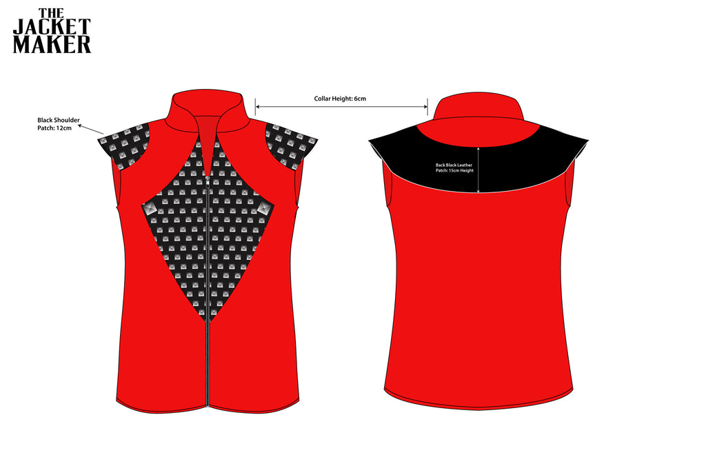 Custom Danielle Vergn Leather Vest