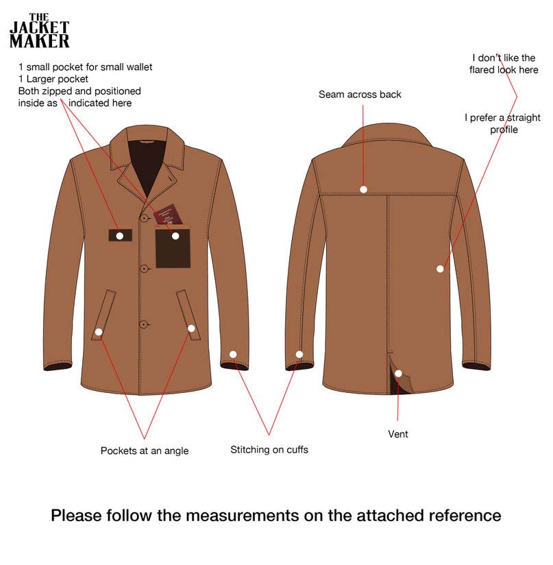 Custom Declan Hogan Brown Suede Coat