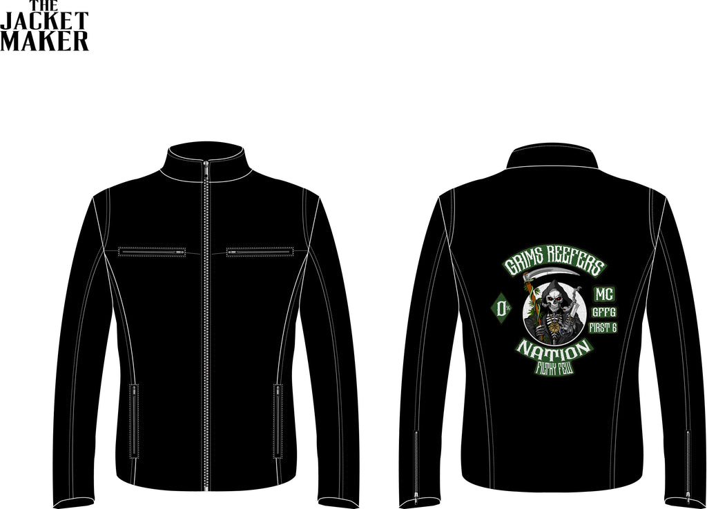 Custom Domc Plague Leather Jacket