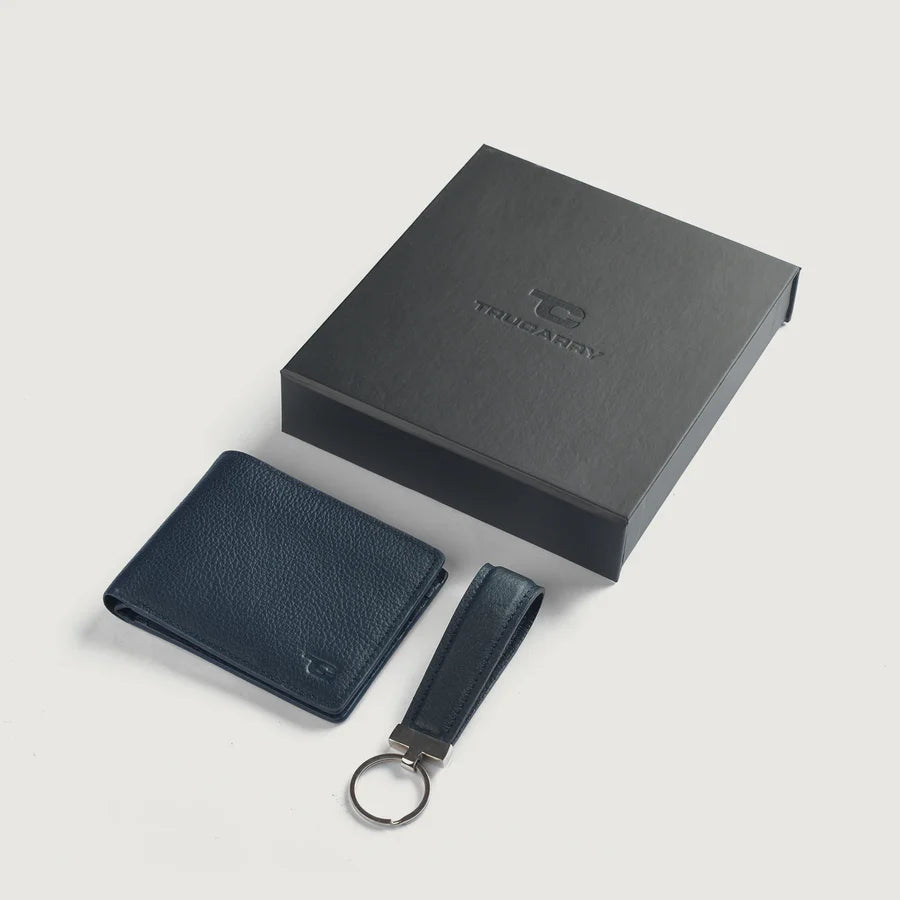 Custom Dr Hassan Marvin Blue Leather Gift Set
