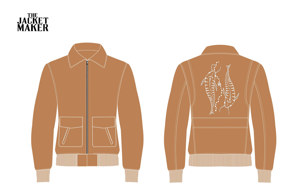 Custom Euan Johnson Leather Jacket