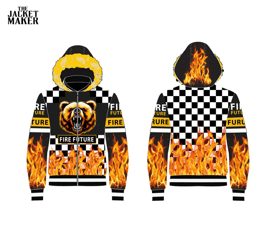 Custom Fire Future Leather Jacket (Final Installment)
