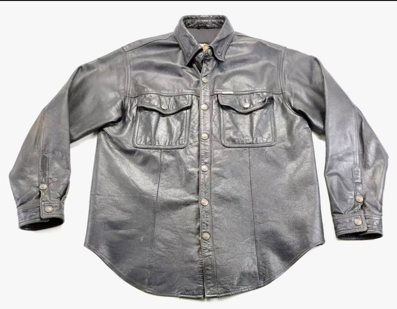 Custom George Endriukaitis Leather Shirt