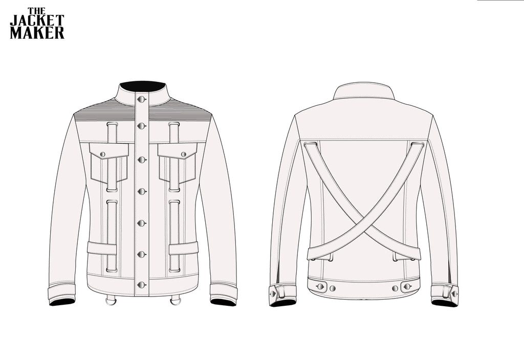 Custom Jaelyn Newman Denim Jacket