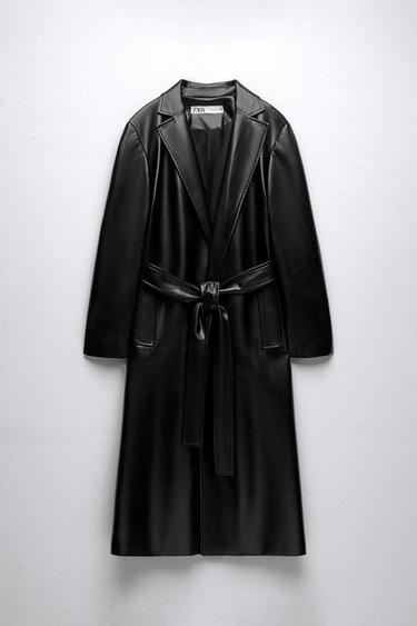 Custom Jasminee Ahmadi Leather Coat