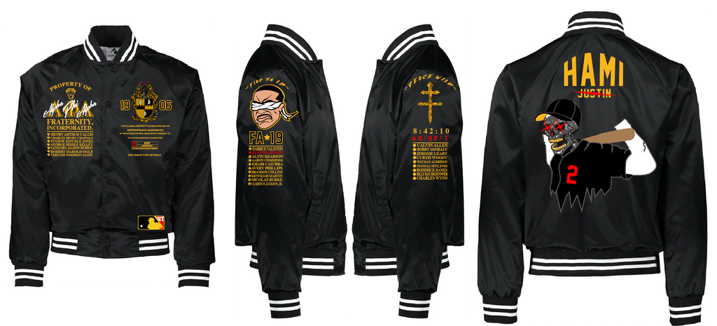 Custom Justinlinton Satin Jacket