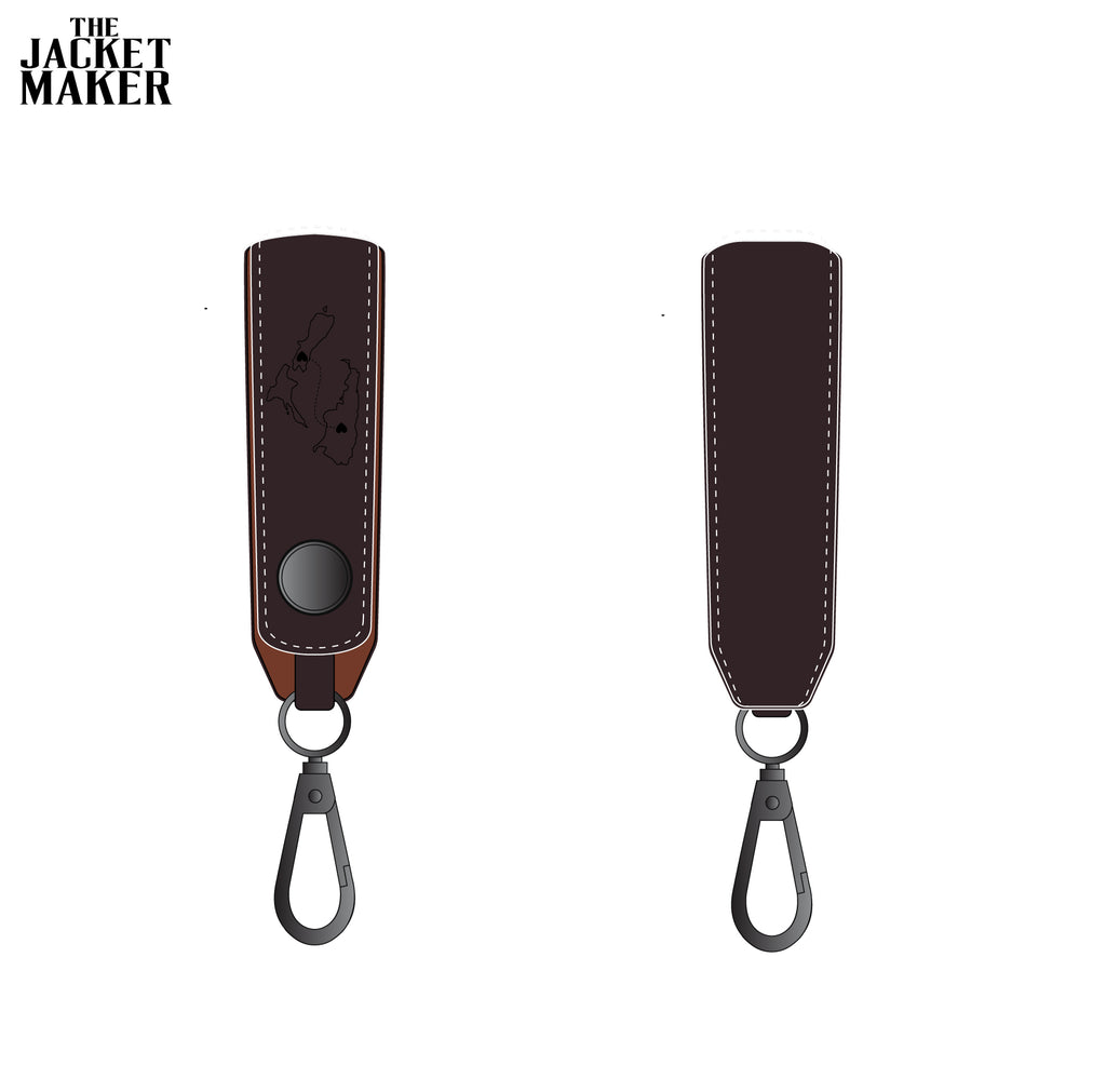 Custom Lili Alraune Leather Keychain