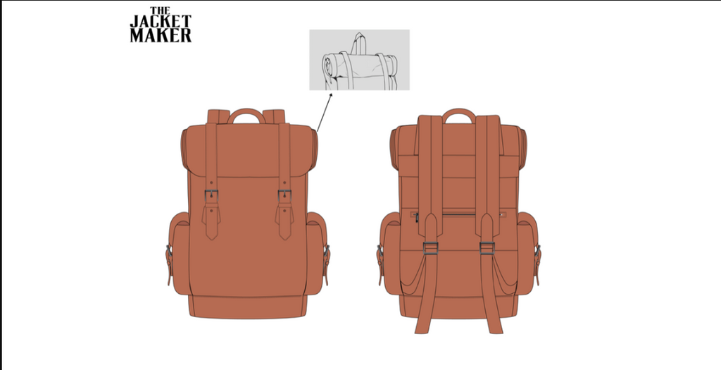 Custom Lmccrave Leather Backpack 1/2 Installments