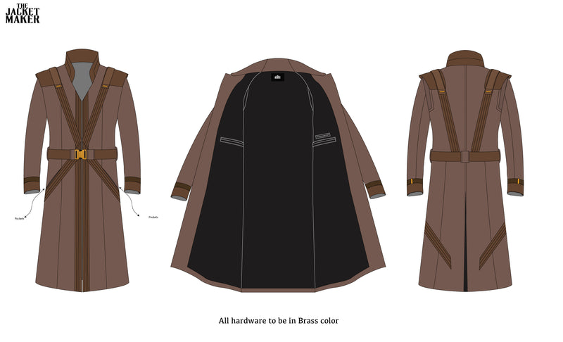 Custom Mark Duseau Long Wool Coat