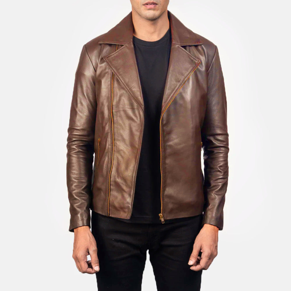Custom Mark Larsen Leather Jacket