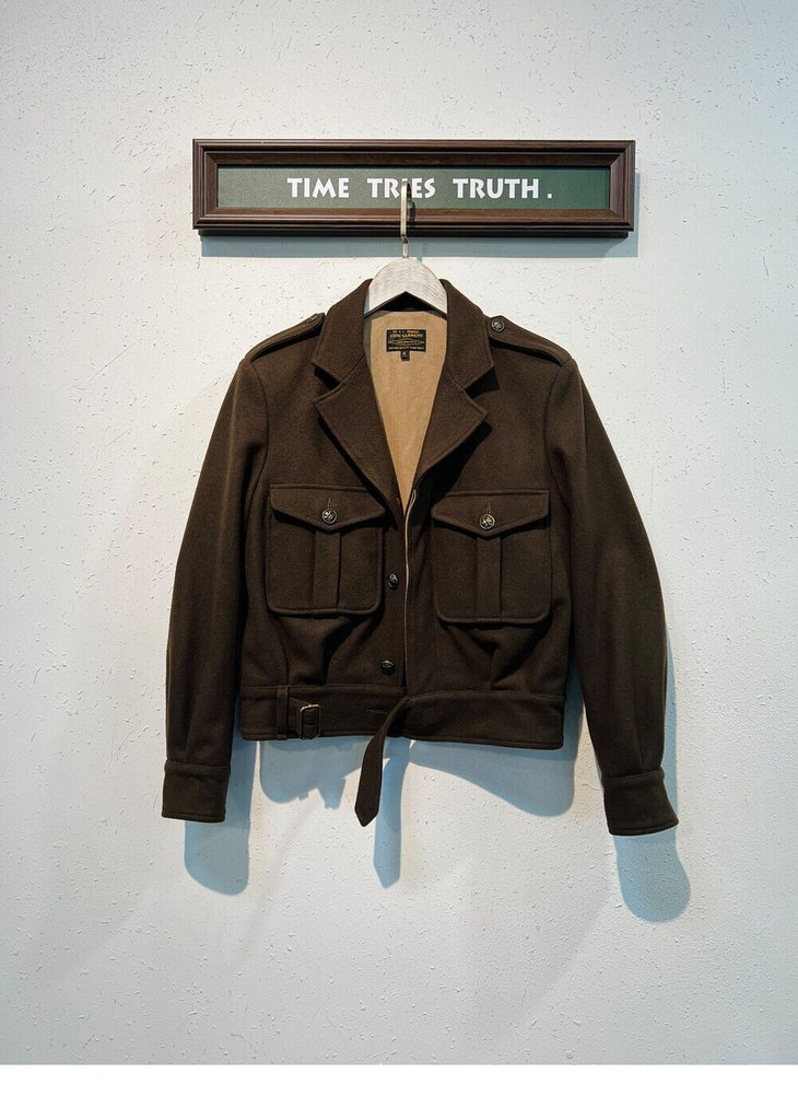 Custom McCorney Faux Wool Fabric Jacket 1/2 Installments