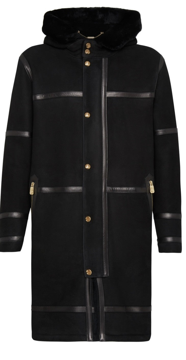 Custom Michael Steven Leather Coat 1/2 Installments