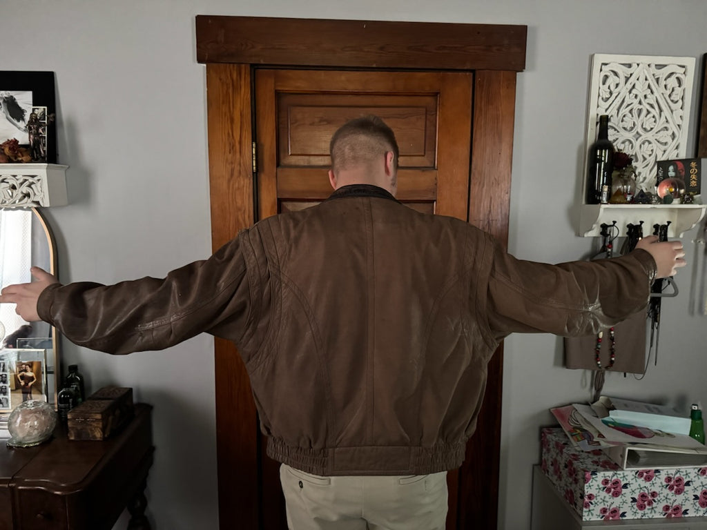 Custom Nicholis Dolby Leather Jacket 1/2 Installment