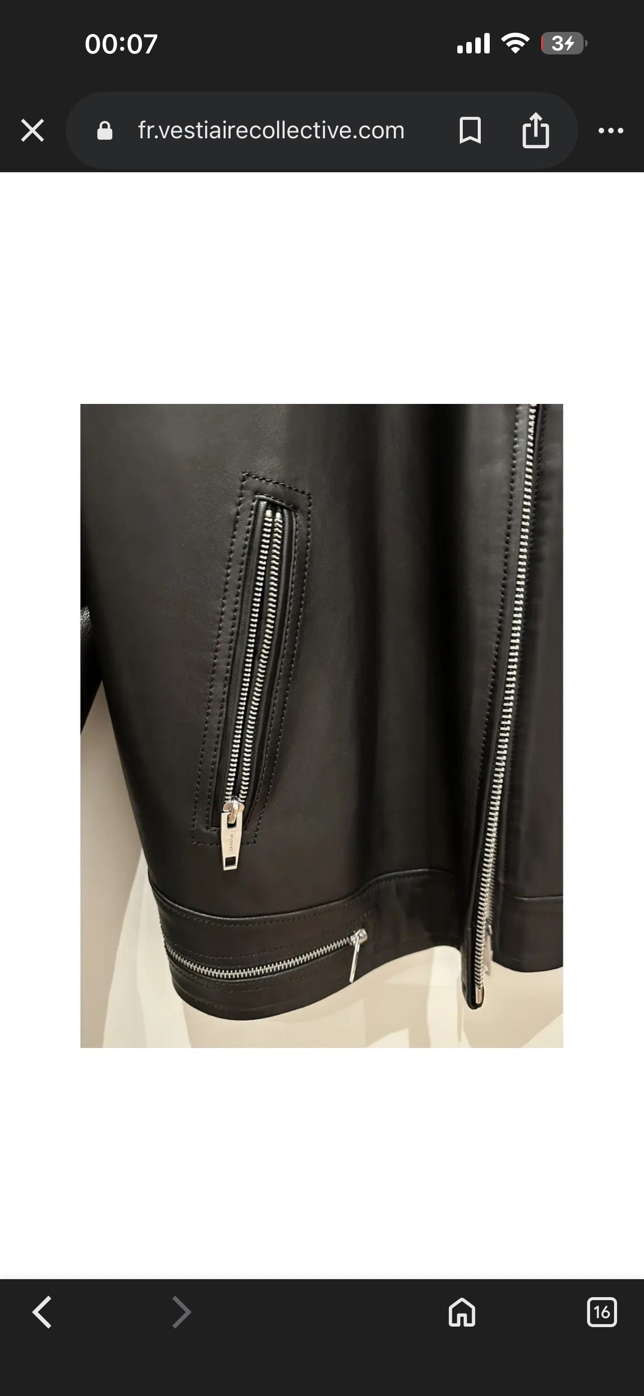 Custom Omar Achab Leather Coat