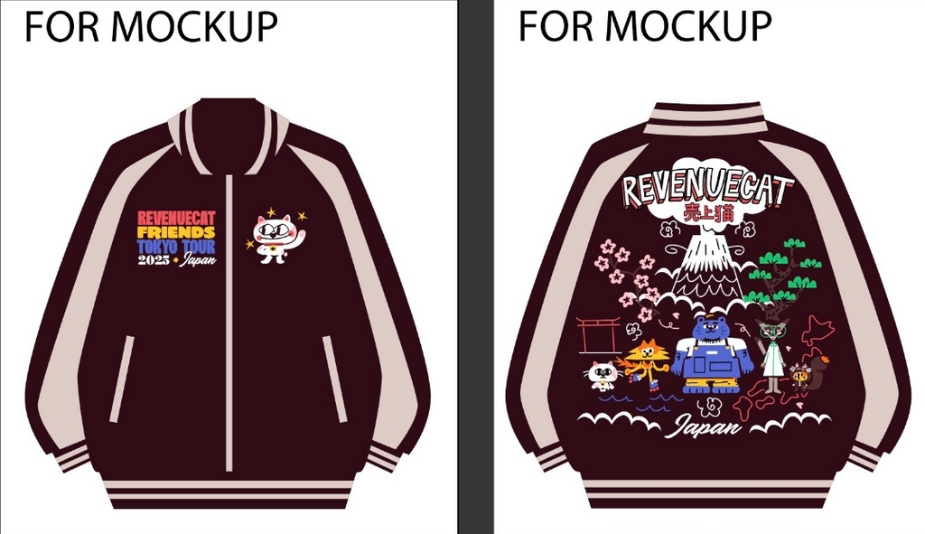 Custom Revenuecat Satin Jackets x 50