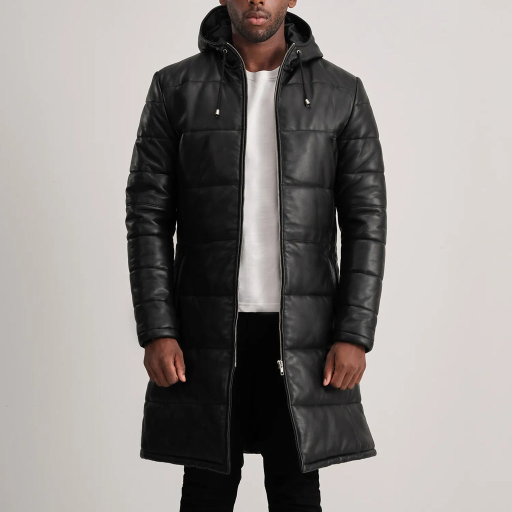 Custom Robert Morris Leather Coat
