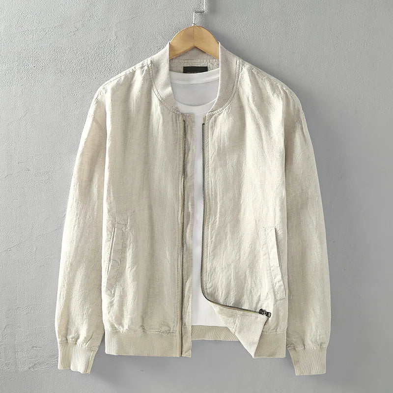 Custom Roderick Fitzgerald Linen Fabric Jacket
