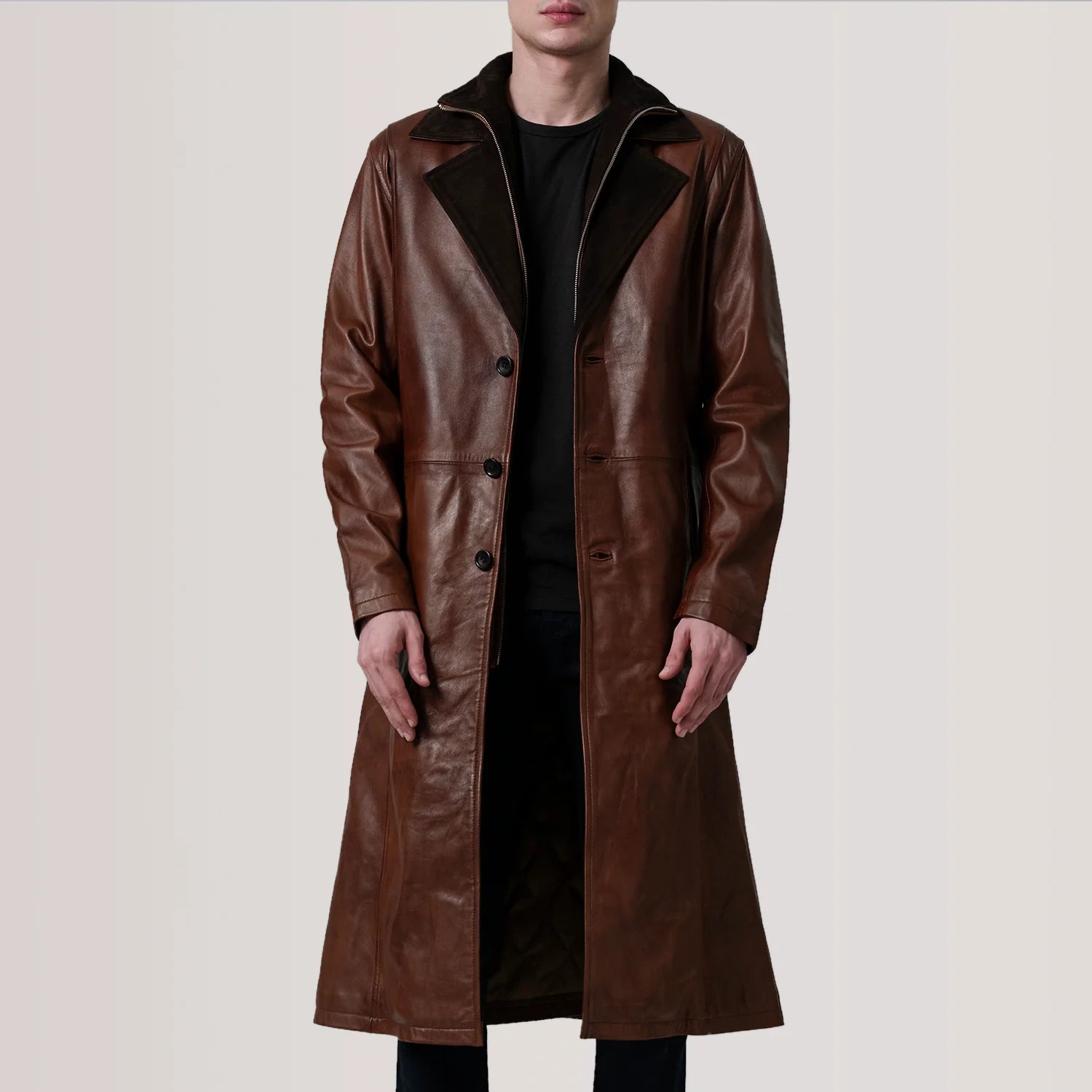 Custom Ryan C Guenther Leather Coat