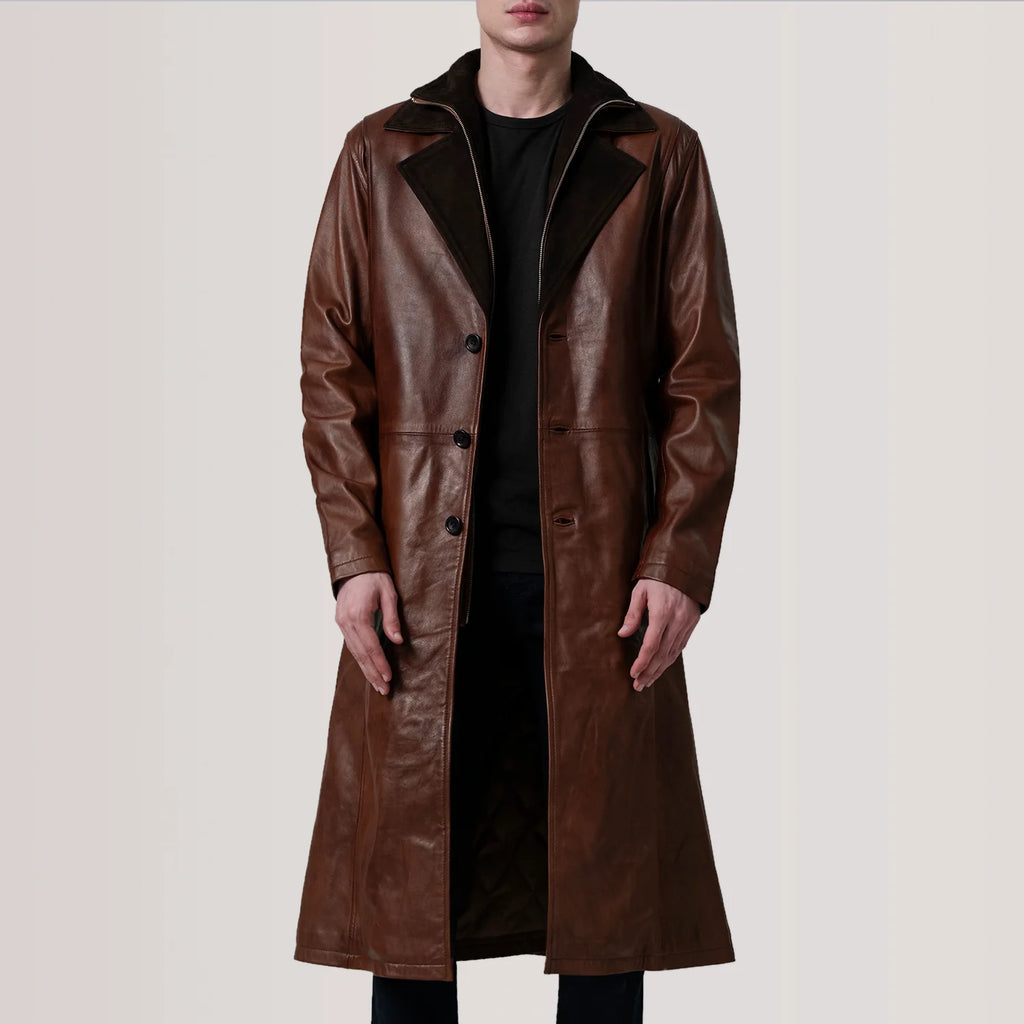 Custom Ryan C Guenther Leather Coat