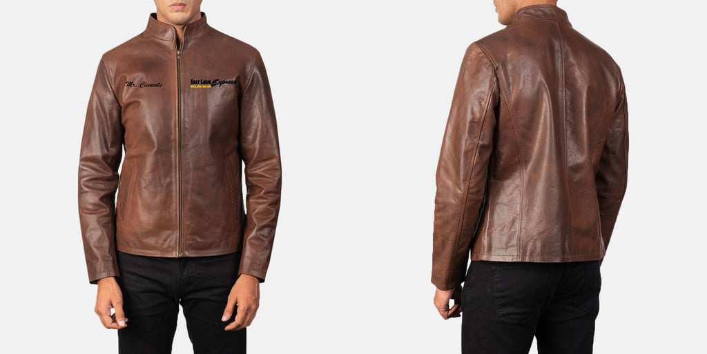 Custom saltlakeexpress Leather Jacket
