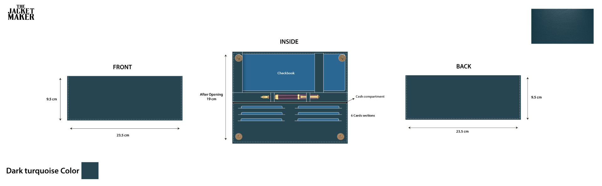 Custom Saud Alenezi Long Wallets x 2