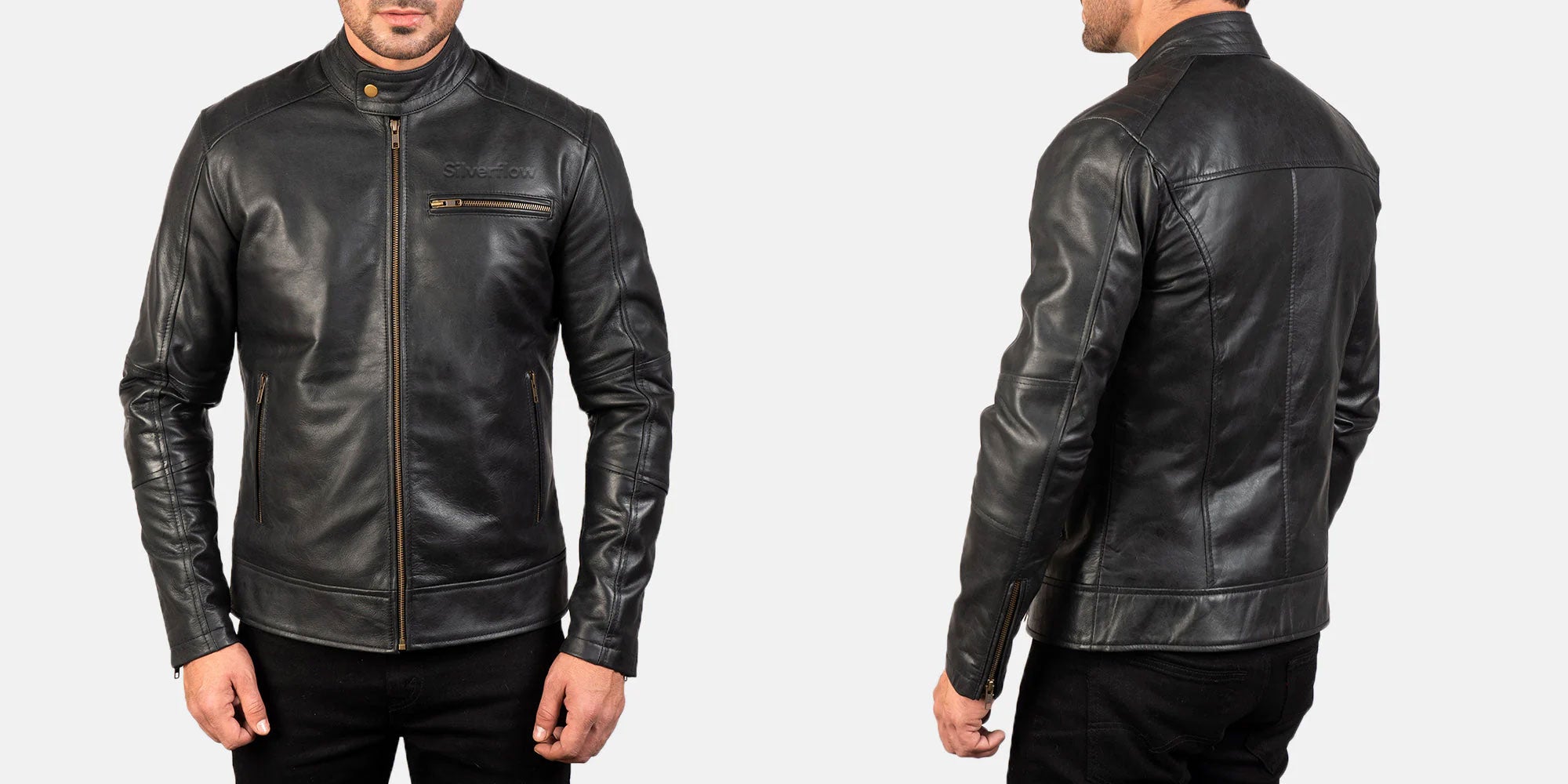 Custom Silver Flow Dean Black Jacket x 2