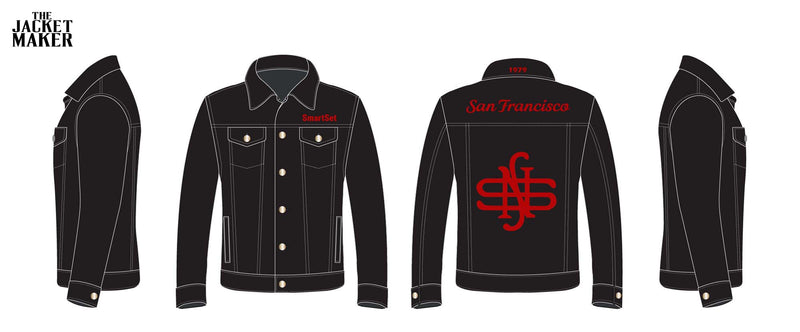 Custom SmartSet Denim Jackets x 11