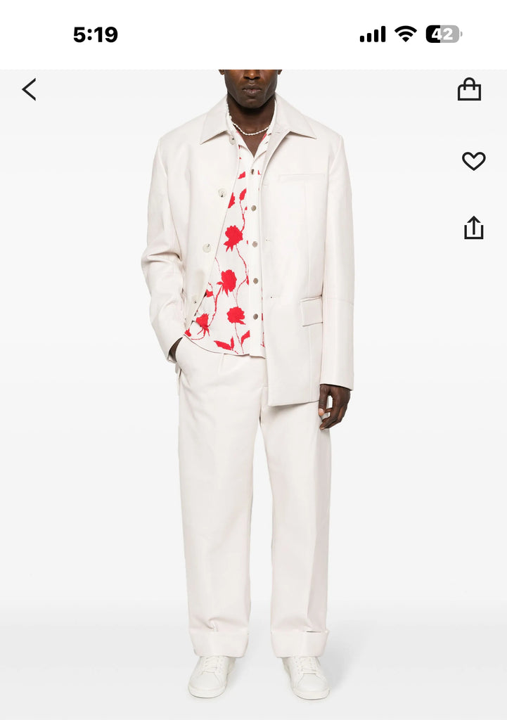 Custom Teds Roberts Leather Shirt