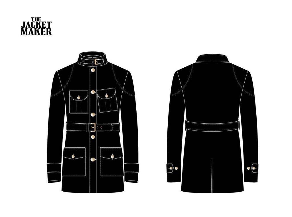 Custom Tong I Fan Leather Coat 1/2 Installments