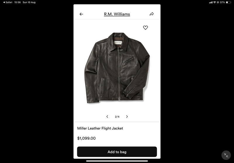 Custom Tony O’Neill Leather Jacket