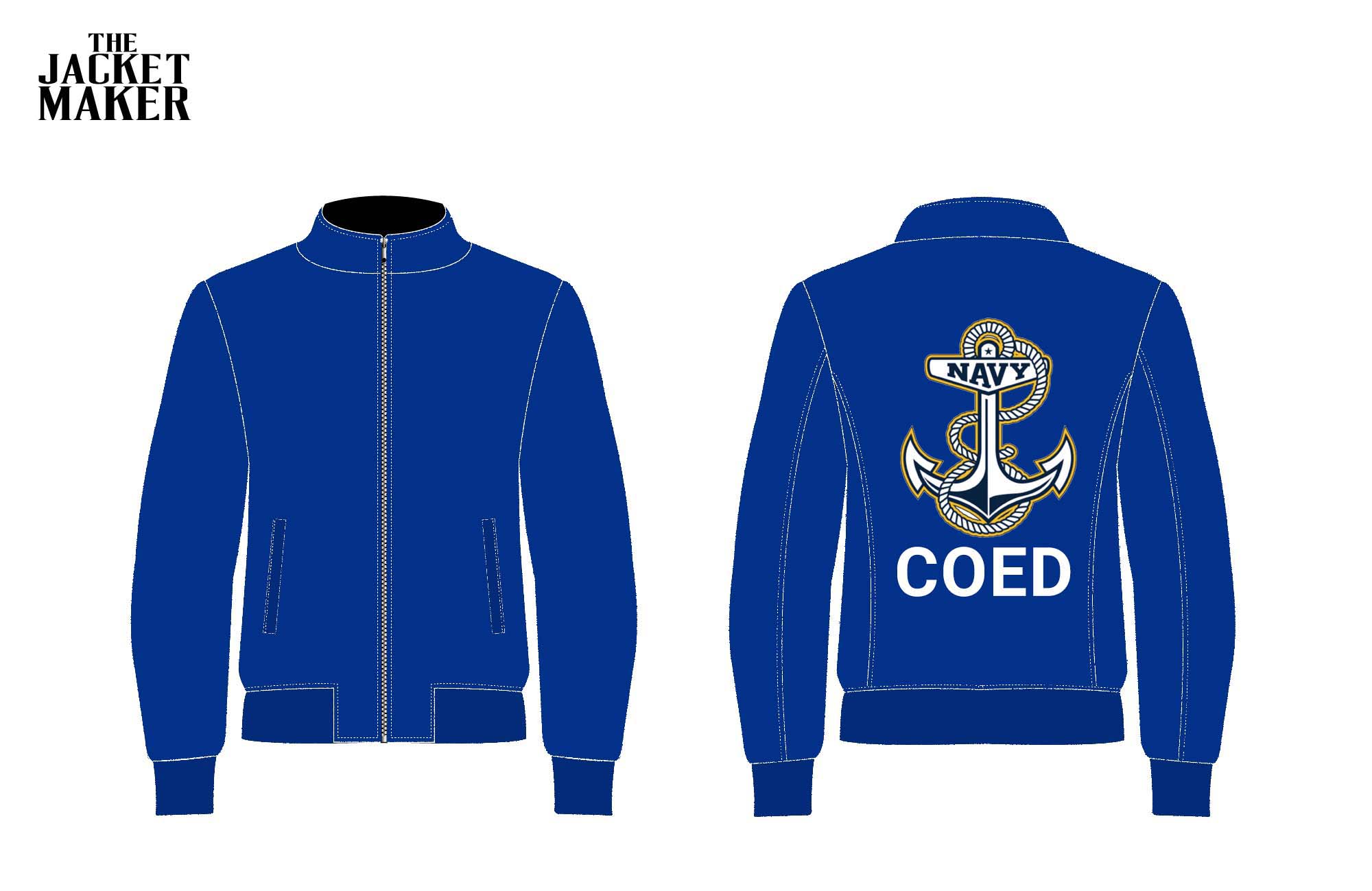 Custom USNA COED Nylon Bomber Jackets x 11
