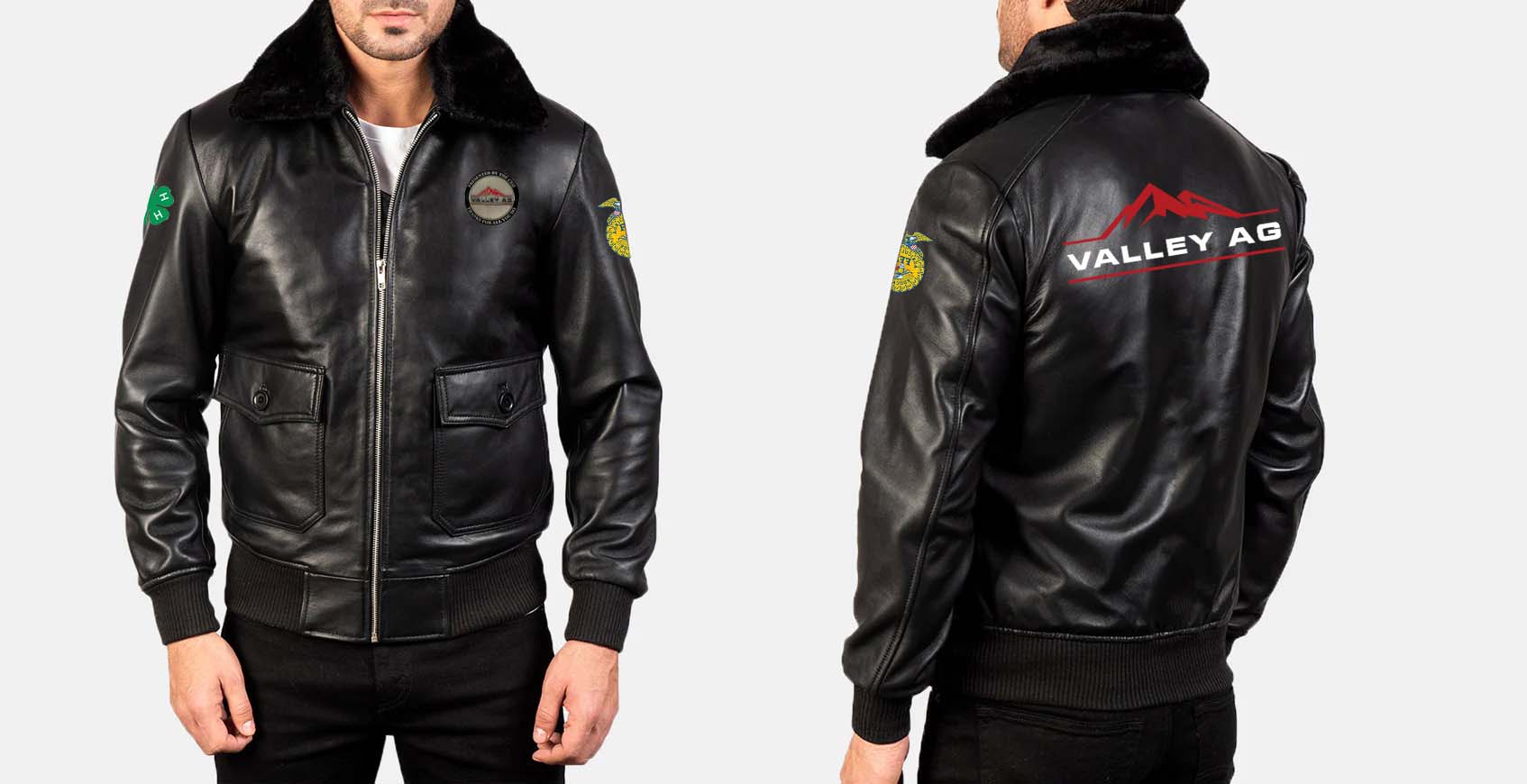 Custom Valley Wide Coop Leather Jacket